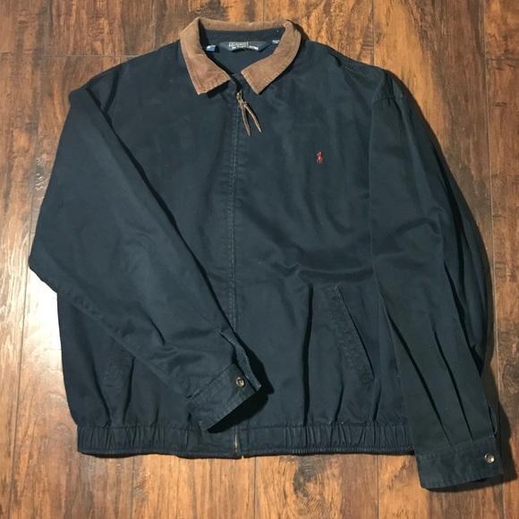 ralph lauren corduroy harrington